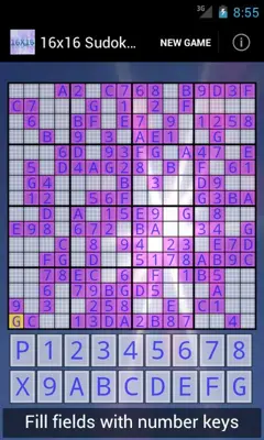 16x16 Sudoku Challenge android App screenshot 6